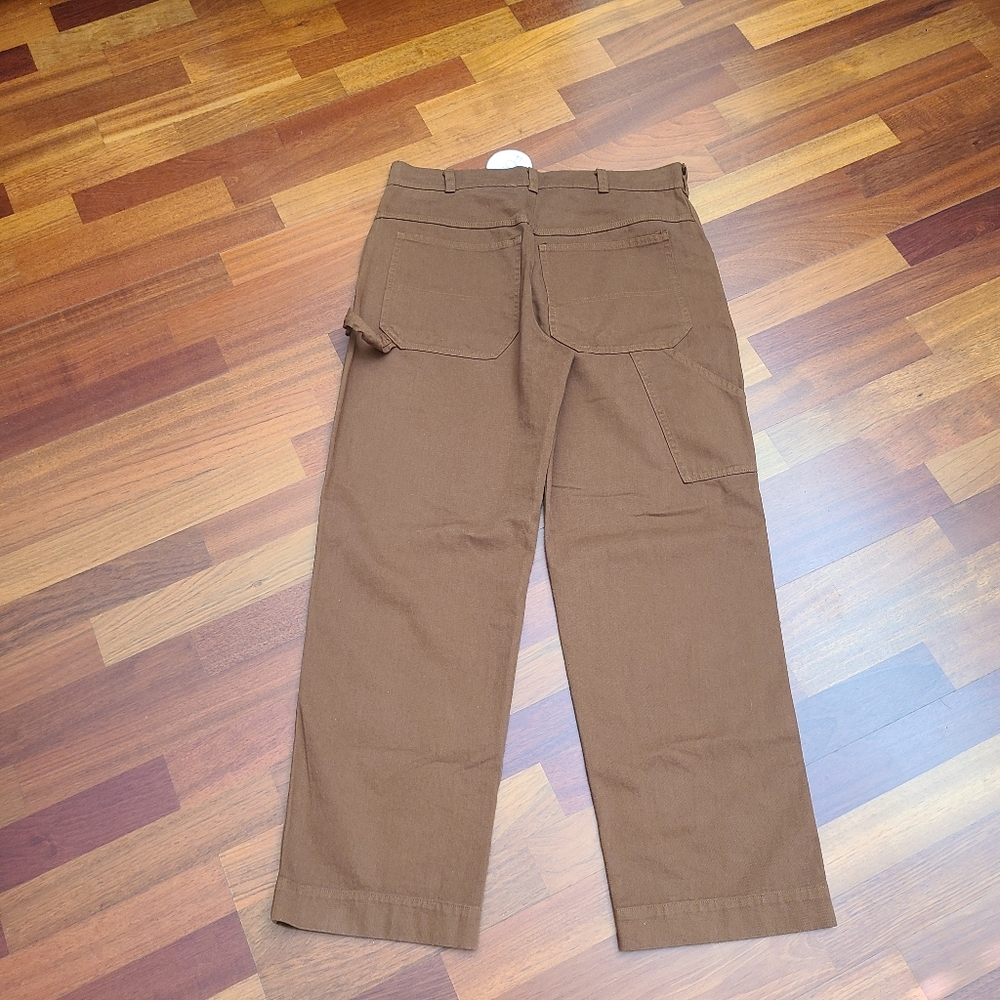 Ali Golden Painter Pant -Copper Womens L Pima Cotton New With Tags - Picture 5 of 7